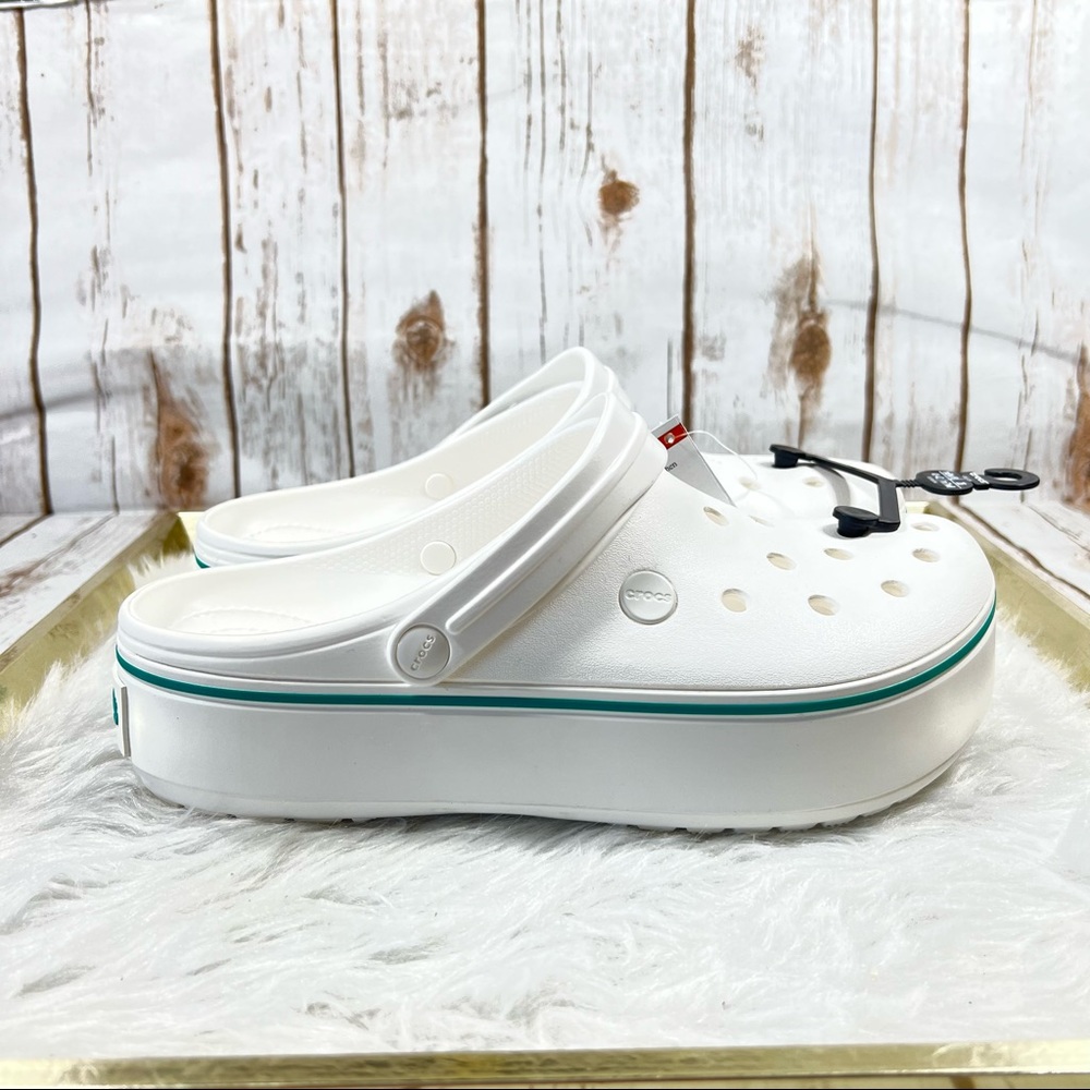 NEW CROCS Crockband Platform Clogs Shoes - Picture 4 of 10